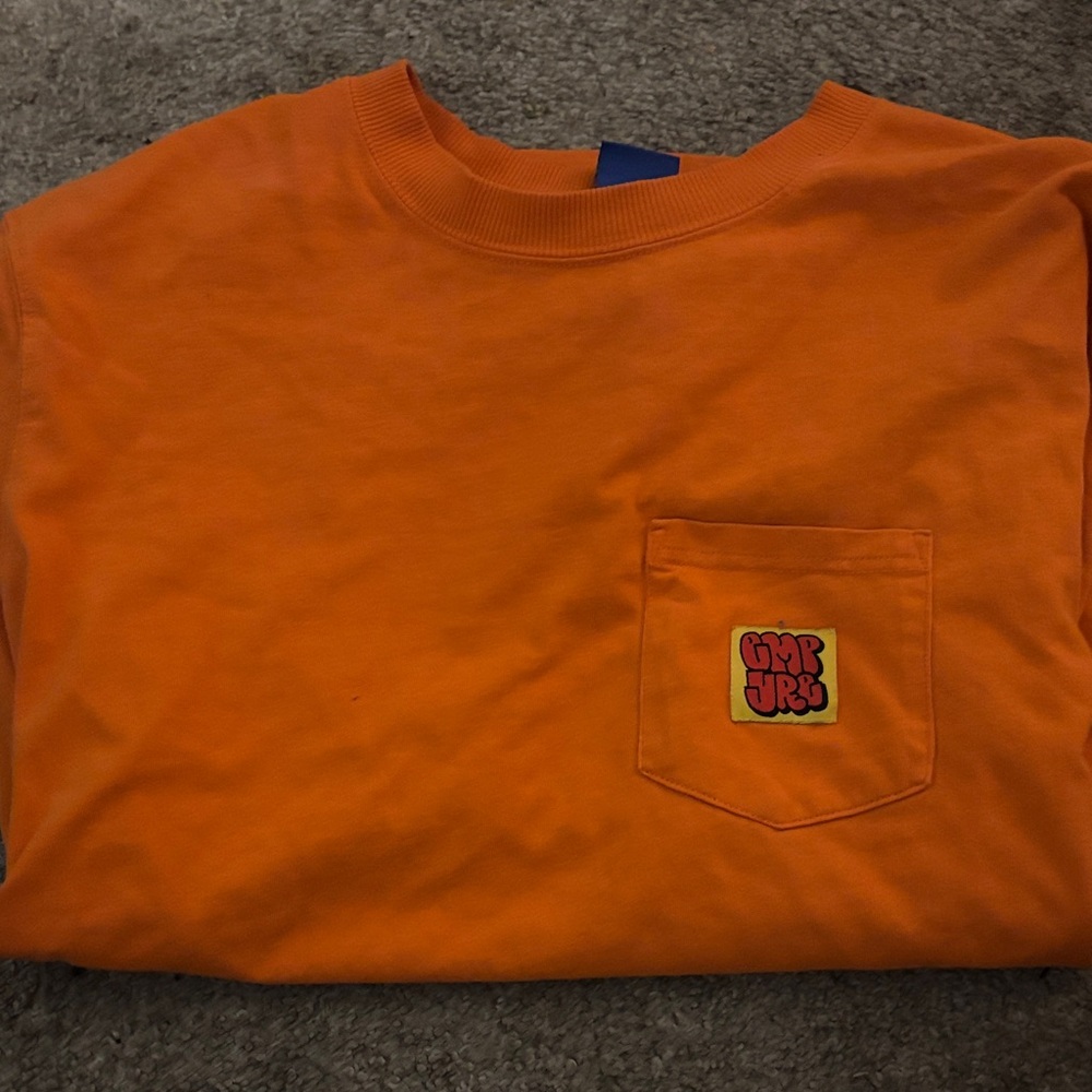 Orange Graphic Sweatshirt